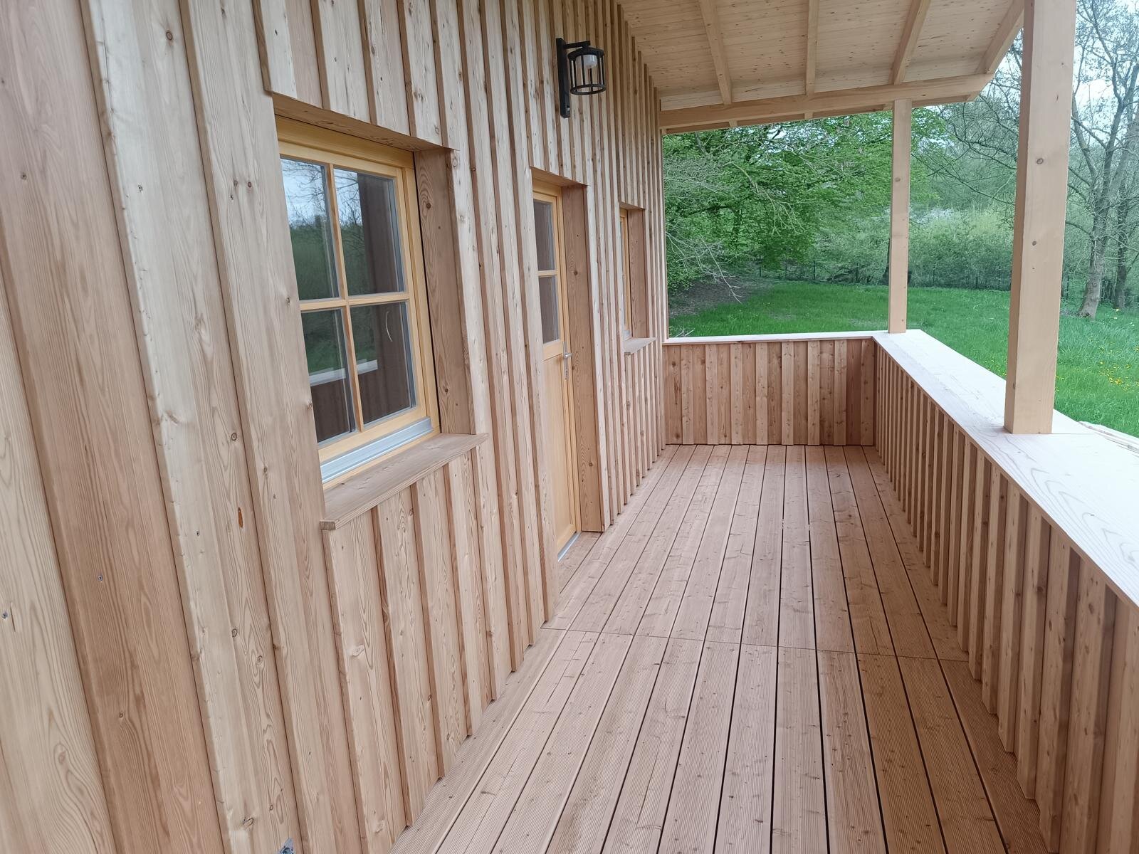 Moderne Holzfassaden